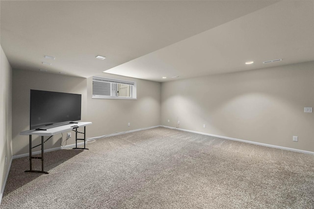 405 Blue Moon Dr, Verona, WI 53593 - unfurnished living room with carpet floors and baseboards