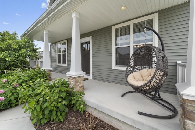 405 Blue Moon Dr, Verona, WI 53593 - view of covered porch