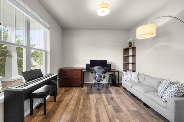 405 Blue Moon Dr, Verona, WI 53593 - office featuring wood finished floors