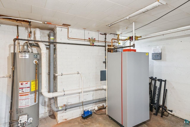 120 W 12th St, Ashland, WI 54806 - utility room with gas water heater and water heater