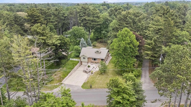 175 Old Wausau Rd, Stevens Point, WI 54481 - view of subject property with a heavily wooded area