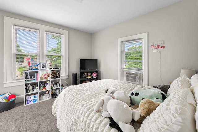 274 E 1st St, Fond Du Lac, WI 54935 - bedroom with multiple windows, carpet, and cooling unit
