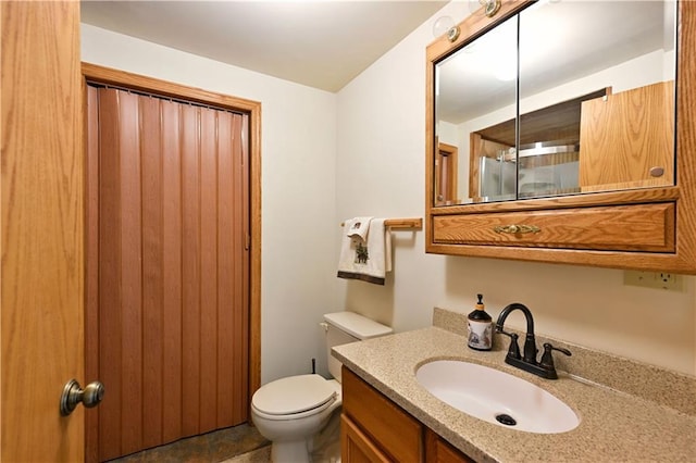 5342 W County Highway F, Trego, WI 54888 - bathroom featuring vanity and toilet
