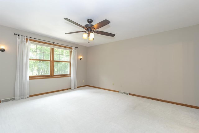 N2559 Pleasant View Ln, Waupaca, WI 54981 - empty room featuring ceiling fan and light carpet