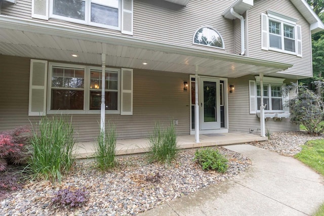 N2559 Pleasant View Ln, Waupaca, WI 54981 - property entrance with a porch