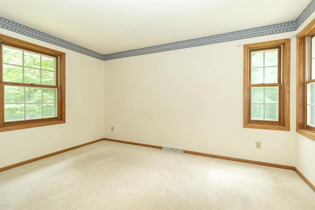 N2559 Pleasant View Ln, Waupaca, WI 54981 - spare room featuring light carpet