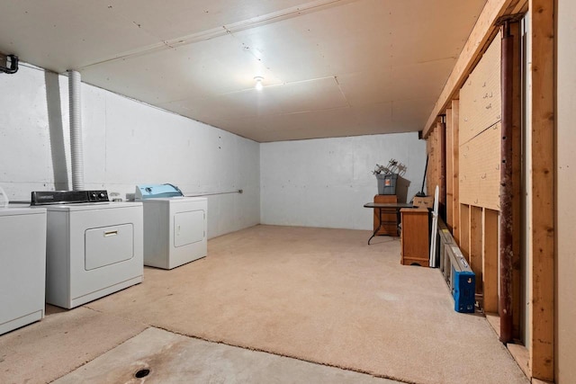 2409 Cedar Ridge Ct Unit D, Green Bay, WI 54313 - finished below grade area featuring washer and clothes dryer