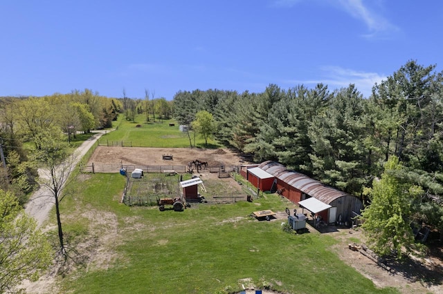 W6815 N Walworth Rd, Walworth, WI 53184 - drone / aerial view of a heavily wooded area