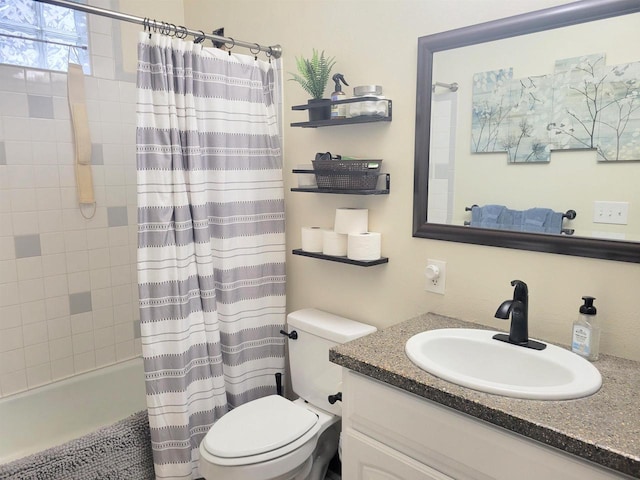 1425 Rogers St, Stevens Point, WI 54481 - full bath with vanity and shower / bath combination with curtain
