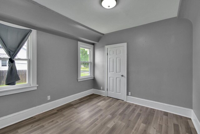 2863 N 38th St, Milwaukee, WI 53210 - unfurnished room with wood finished floors and baseboards
