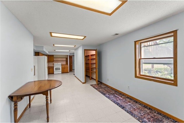 1231 135th St, Amery, WI 54005 - corridor with light floors and a textured ceiling