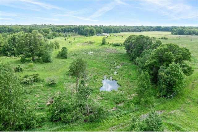 1231 135th St, Amery, WI 54005 - aerial view of property's location with rural landscape