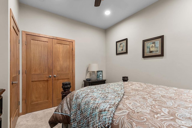 4140 N Prairie Rose Ln, Appleton, WI 54913 - bedroom featuring carpet flooring and a ceiling fan