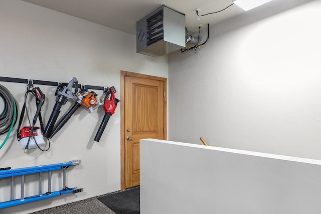4140 N Prairie Rose Ln, Appleton, WI 54913 - garage featuring a heating unit