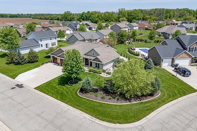 4140 N Prairie Rose Ln, Appleton, WI 54913 - aerial perspective of suburban area