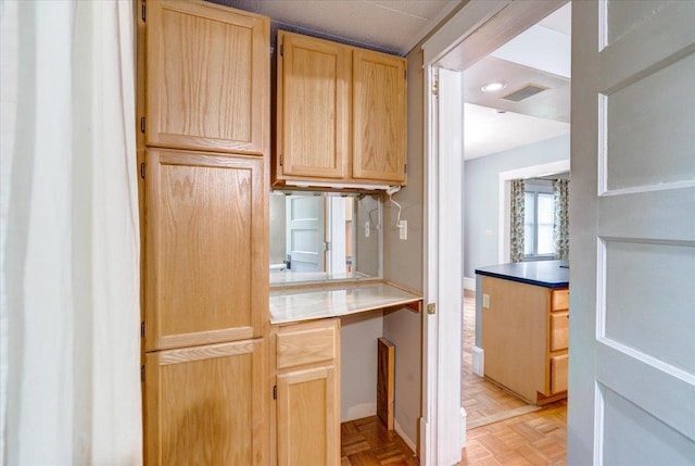 31 Elm St, Fort Atkinson, WI 53538 - kitchen with light brown cabinetry