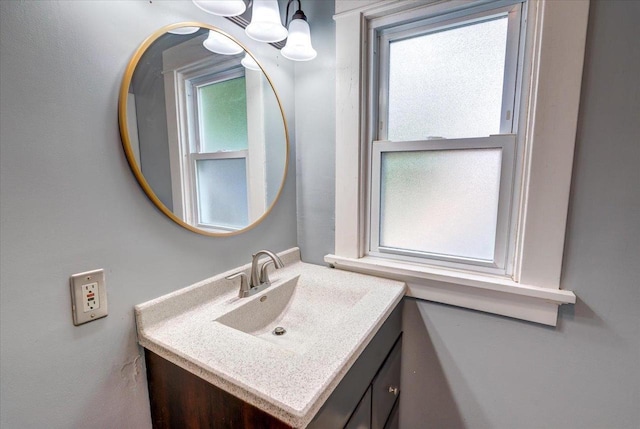 31 Elm St, Fort Atkinson, WI 53538 - bathroom with vanity and healthy amount of natural light