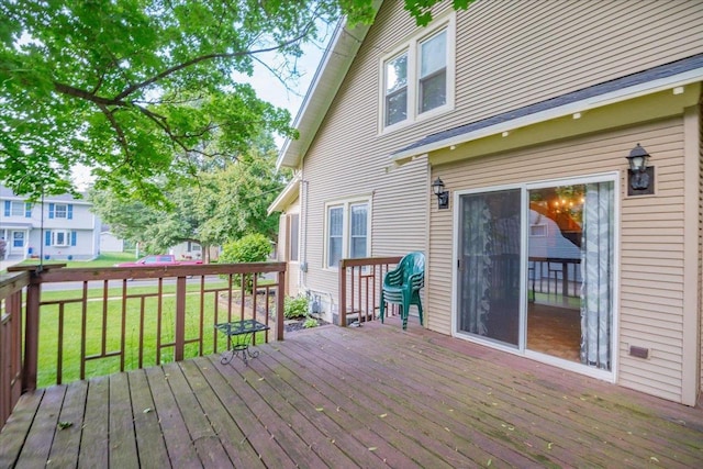 31 Elm St, Fort Atkinson, WI 53538 - deck featuring a yard