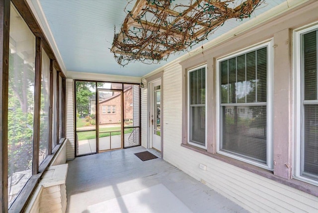 31 Elm St, Fort Atkinson, WI 53538 - view of unfurnished sunroom