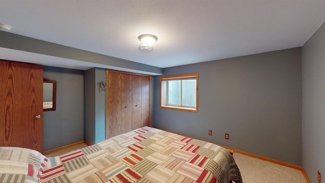 201 N 6th St, Colby, WI 54421 - carpeted bedroom with a closet and baseboards