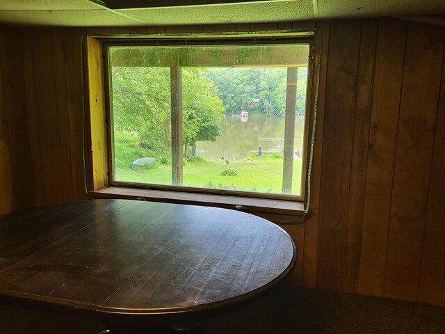 9317 N Arrowhead Shores Rd, Edgerton, WI 53534 - detailed view of wood walls