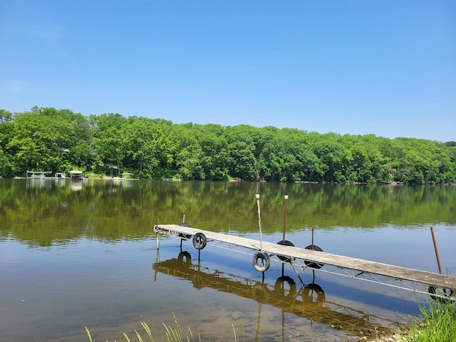9317 N Arrowhead Shores Rd, Edgerton, WI 53534 - dock area with a water view