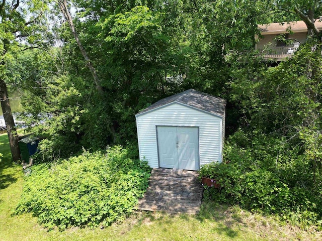 9317 N Arrowhead Shores Rd, Edgerton, WI 53534 - view of shed