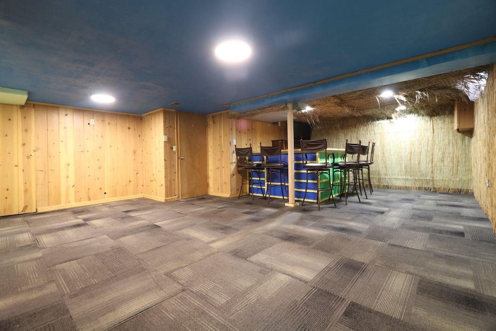 1517 Burdick St, Oshkosh, WI 54901 - finished below grade area with carpet