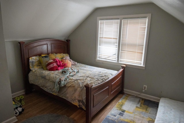 5136 N 42nd St, Milwaukee, WI 53209 - bedroom with light wood-type flooring and vaulted ceiling