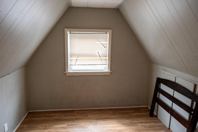 5136 N 42nd St, Milwaukee, WI 53209 - additional living space with vaulted ceiling and light wood-style flooring