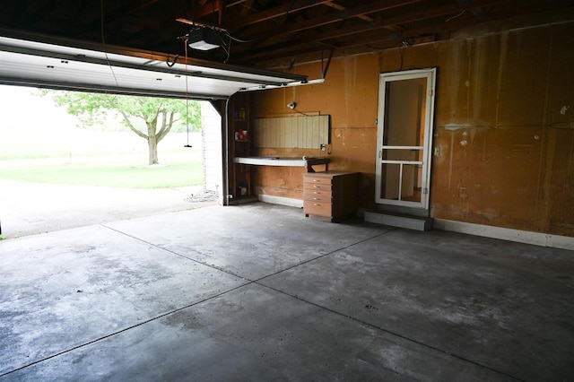 5905-5907 Rattman Rd, Madison, WI 53718 - garage with a garage door opener