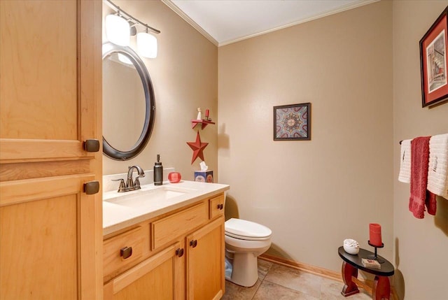 14 Wood Brook Way, Fitchburg, WI 53711 - half bathroom with ornamental molding and vanity