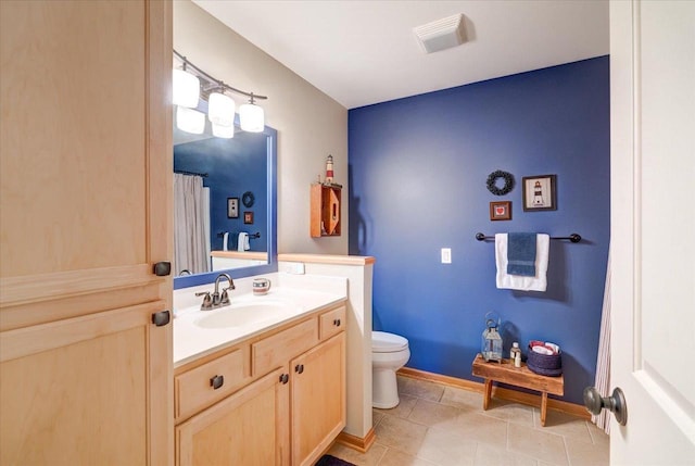 14 Wood Brook Way, Fitchburg, WI 53711 - bathroom with vanity, tile patterned flooring, and curtained shower
