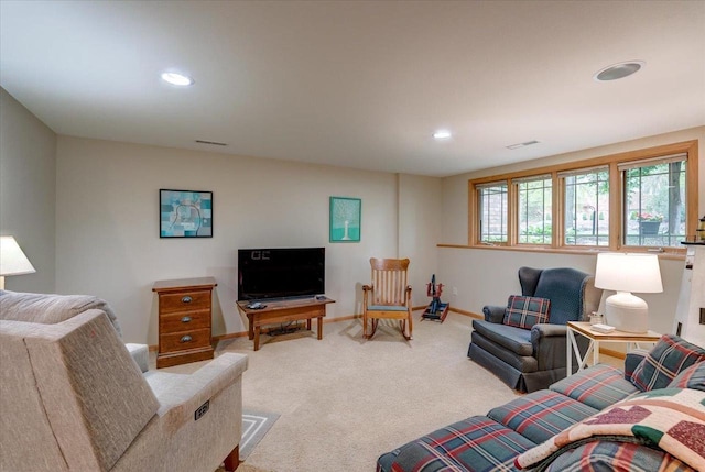 14 Wood Brook Way, Fitchburg, WI 53711 - carpeted living room with recessed lighting