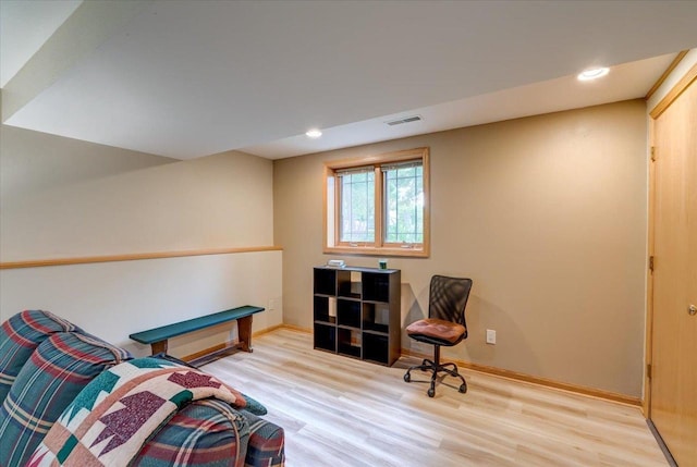 14 Wood Brook Way, Fitchburg, WI 53711 - living area featuring wood finished floors and recessed lighting