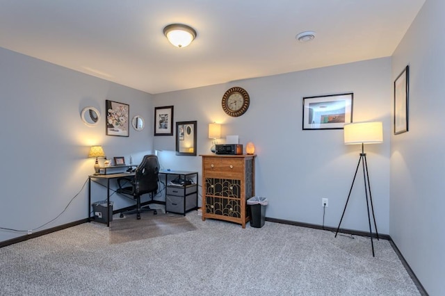 8810 Hinner Springs Dr, Weston, WI 54476 - carpeted home office with baseboards