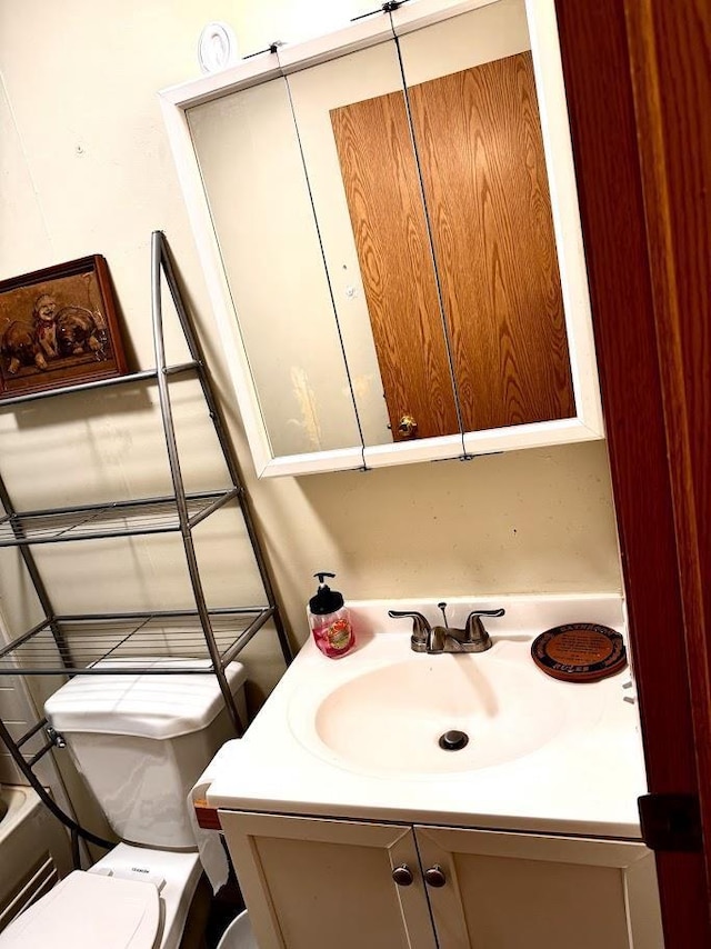 691 Valley Trl, Nekoosa, WI 54457 - bathroom featuring toilet and vanity