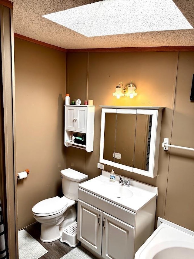 691 Valley Trl, Nekoosa, WI 54457 - bathroom featuring vanity and wood finished floors