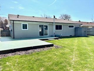 1710 N 25th St, Sheboygan, WI 53081 - rear view of property featuring a deck