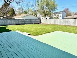 1710 N 25th St, Sheboygan, WI 53081 - fenced backyard featuring a deck and a patio