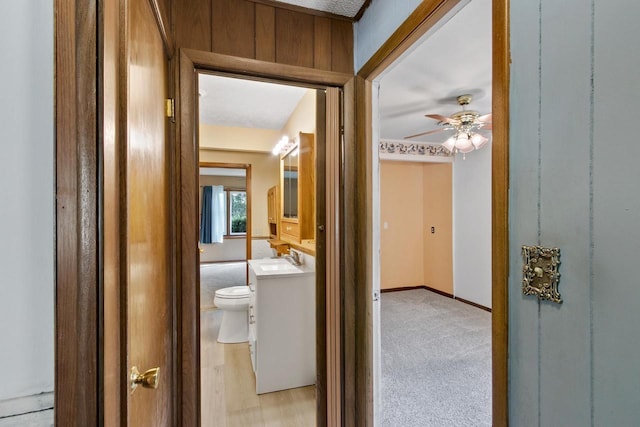 226 Winnebago Ave, Portage, WI 53901 - corridor with a sink