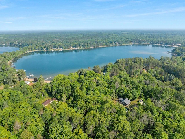 N11134 Nelson Rd, Athelstane, WI 54104 - aerial overview of property's location with a large body of water