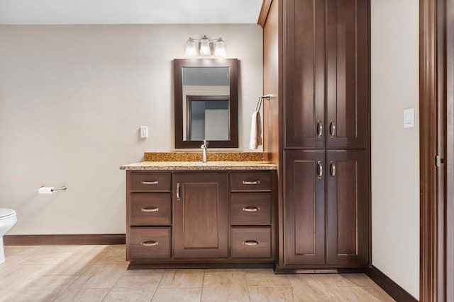 6600 N Kurey Dr, Appleton, WI 54913 - bathroom with vanity and toilet