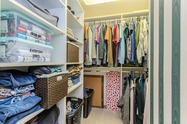 1340 Deer Brook Ct, Wausau, WI 54401 - spacious closet featuring carpet