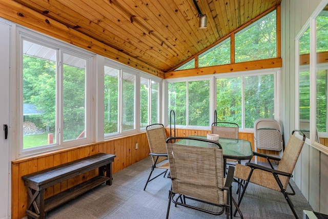 1340 Deer Brook Ct, Wausau, WI 54401 - sunroom / solarium with vaulted ceiling and outdoor dining area