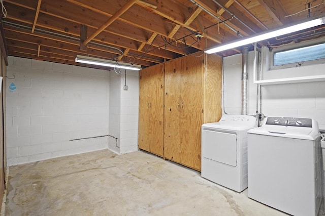 8074 48th Ave, Kenosha, WI 53142 - laundry room with washer and clothes dryer