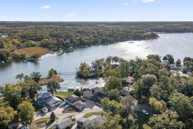 6507 Willow Ct, Waterford, WI 53185 - aerial overview of property's location featuring a nearby body of water and nearby suburban area