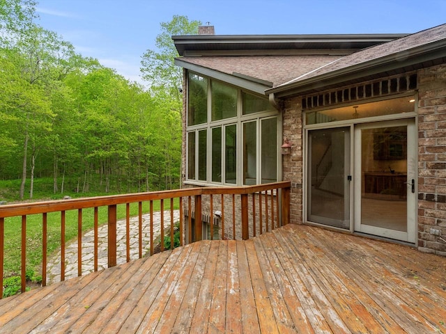 4228 County Hwy W, Valders, WI 54245 - view of deck