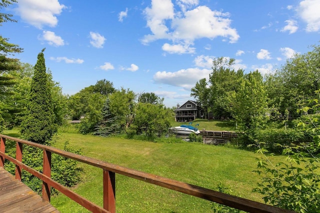 8950 Pine Ln, Fremont, WI 54940 - view of grassy yard