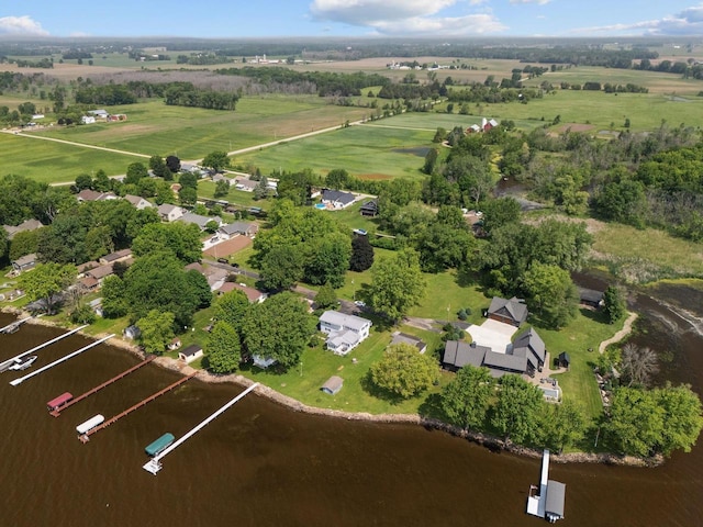8950 Pine Ln, Fremont, WI 54940 - aerial overview of property's location with rural landscape